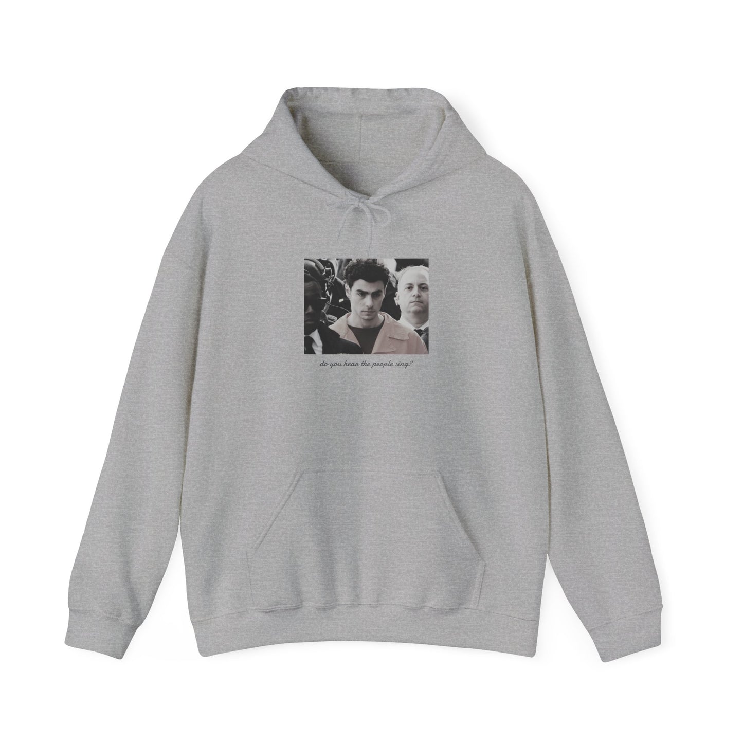 LM Do You Hear the People Sing [7 colors]: Unisex Heavy Blend™ Hooded Sweatshirt
