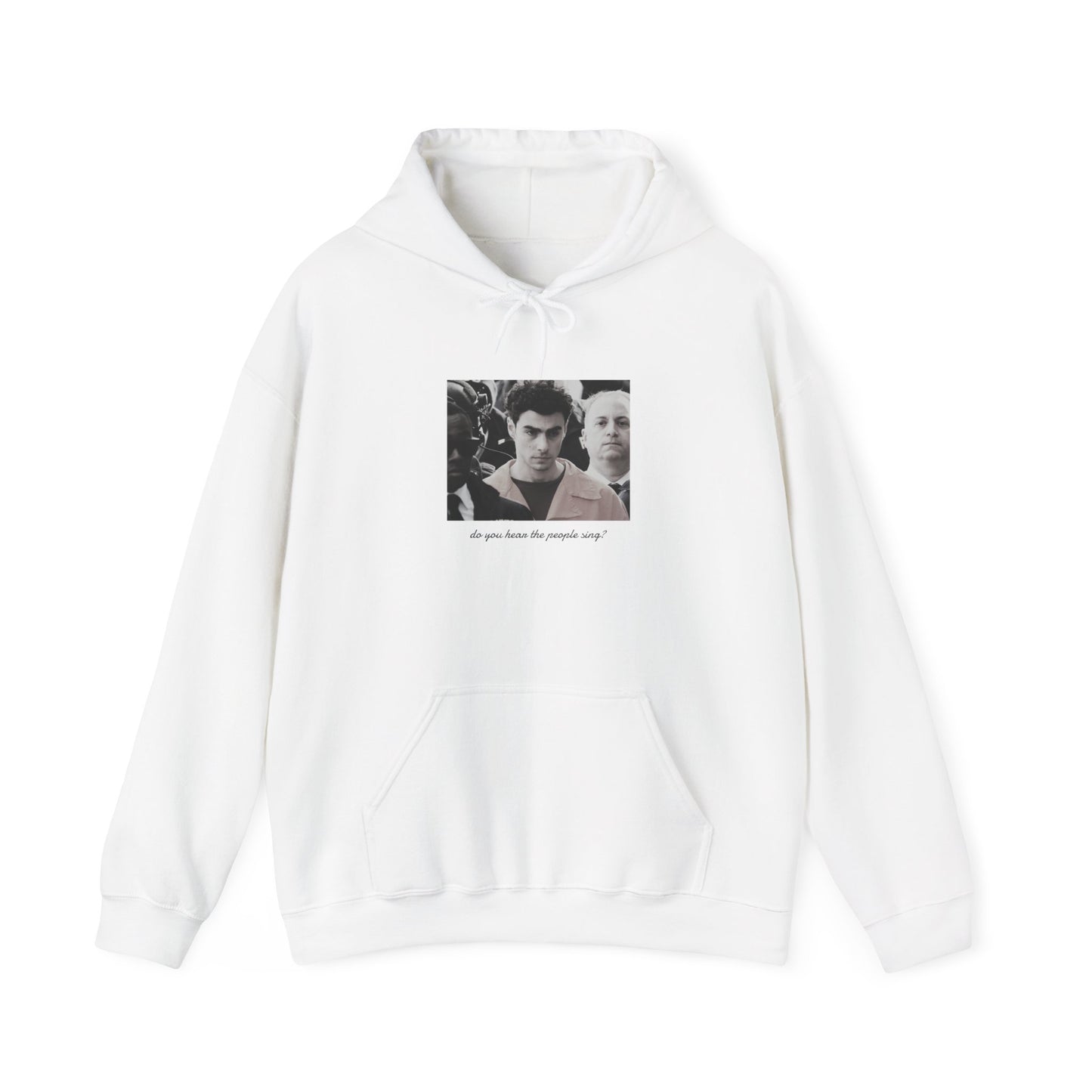 LM Do You Hear the People Sing [7 colors]: Unisex Heavy Blend™ Hooded Sweatshirt