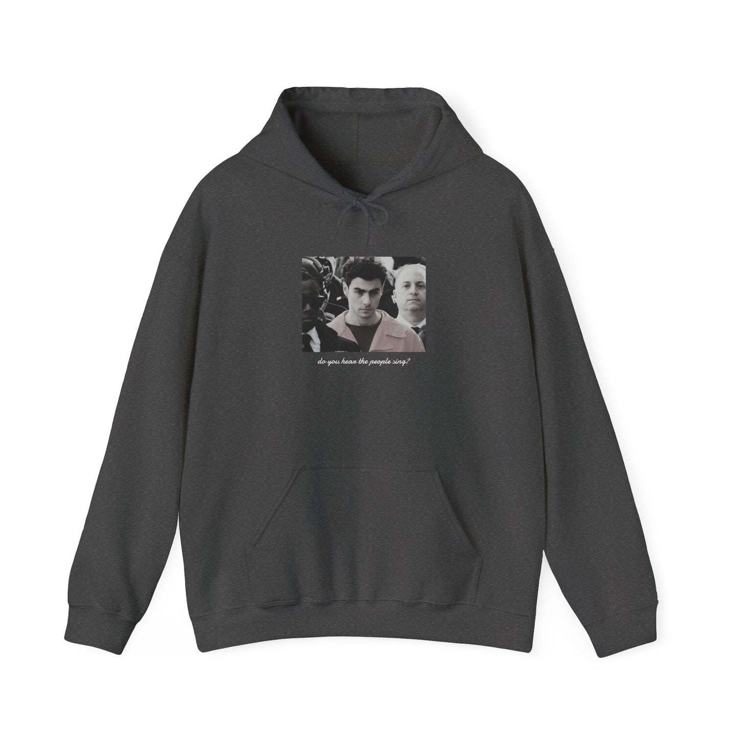 LM Do You Hear the People Sing [7 colors]: Unisex Heavy Blend™ Hooded Sweatshirt