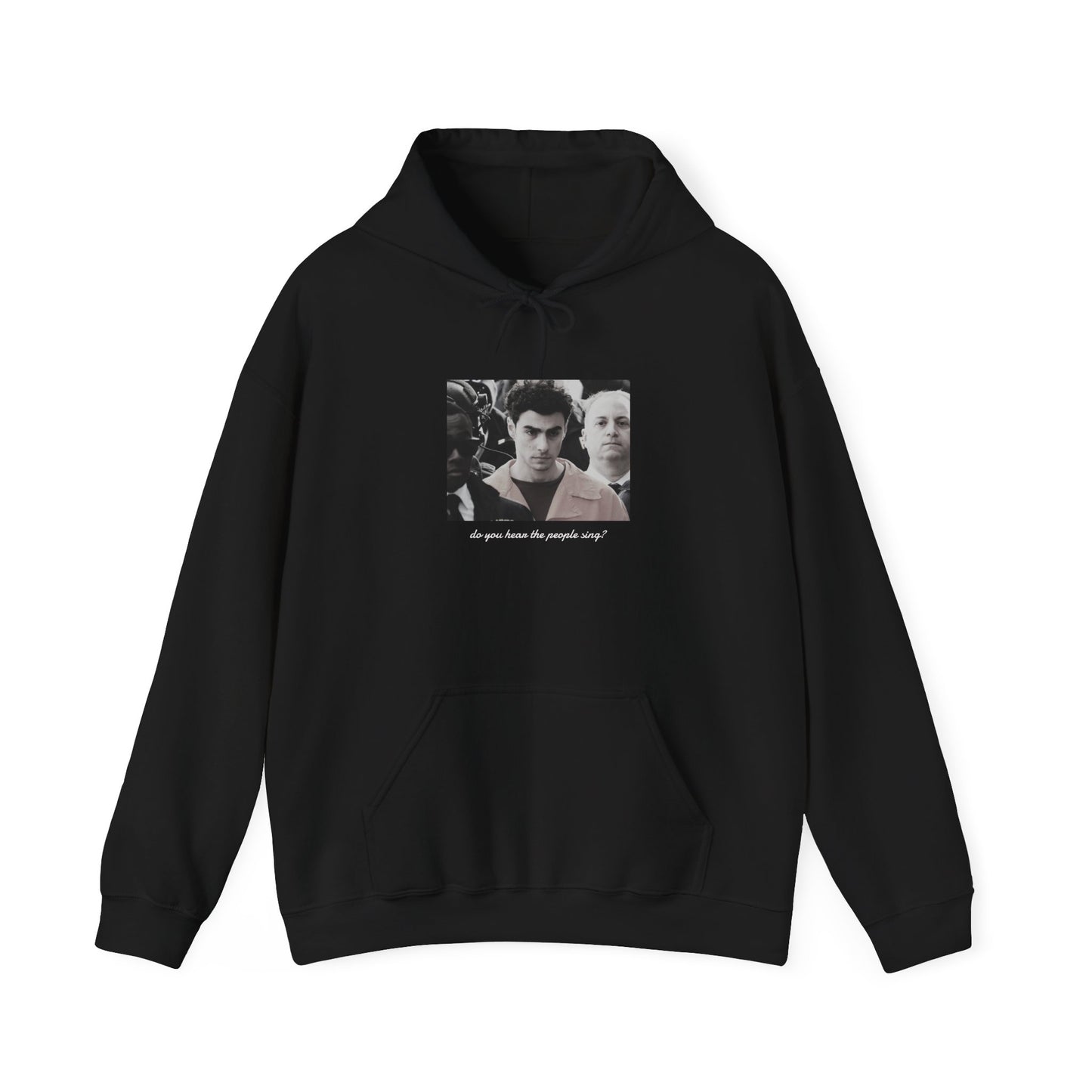 LM Do You Hear the People Sing [7 colors]: Unisex Heavy Blend™ Hooded Sweatshirt